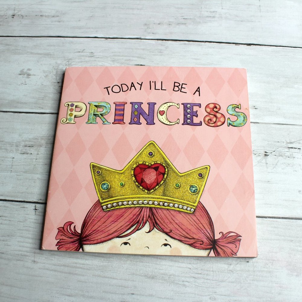 Children's Hardcover Board Book Today I'll be a Princess